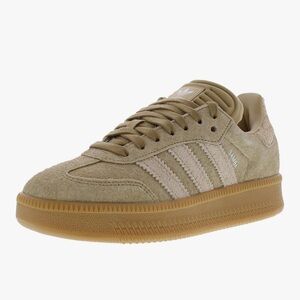 Adidas Samba XLG Suede Sneaker Size 12 in Color Cardboard/Magic Beige/Gum